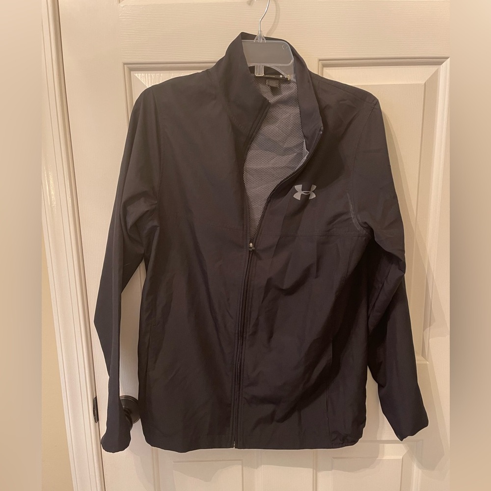 Under armor light jacket/windbreaker SM/P black